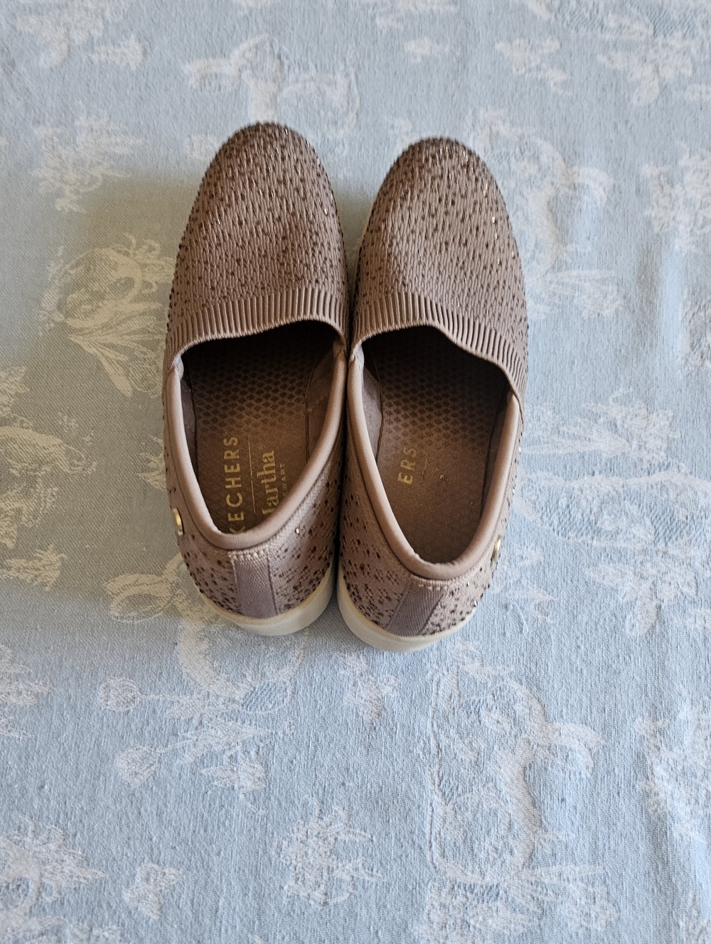 Skechers Martha Stewart Bedford  Gem Women's Slip-On Heeled sneakers Size 8 - Picture 4 of 10